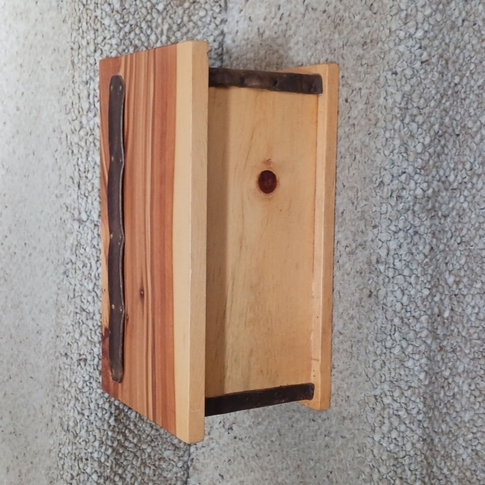 Vintage Handcrafted Small Jewelry Box/Chest